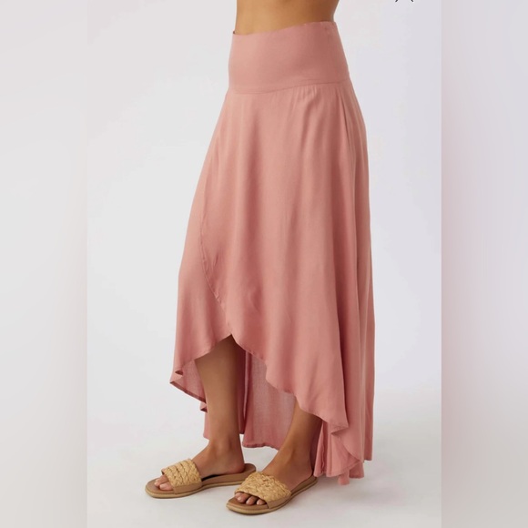 O'Neill Pink High Low Skirt - Picture 3 of 9